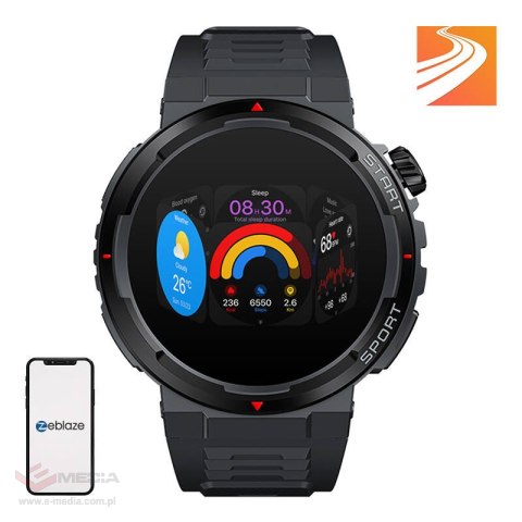 Smartwatch ZEBLAZE Ares 3 Plus (czarny)