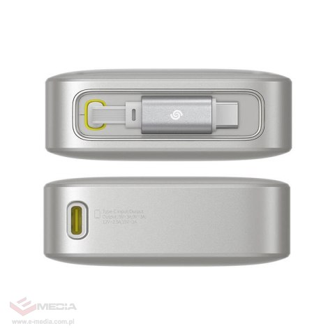 Powerbank Baseus OS Free2Pull 10000mAh 30W +kabel (szary)