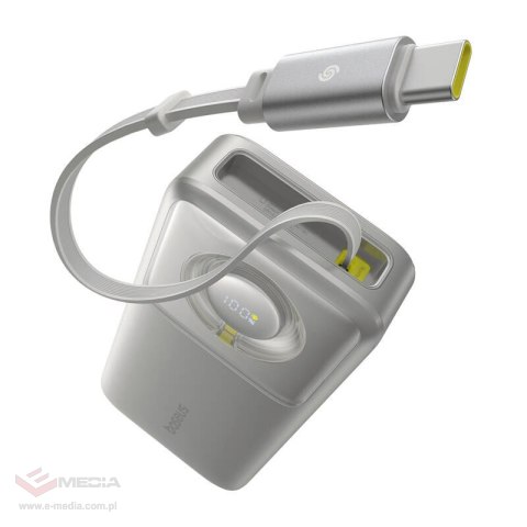 Powerbank Baseus OS Free2Pull 20000mAh 65W + kabel (szary)