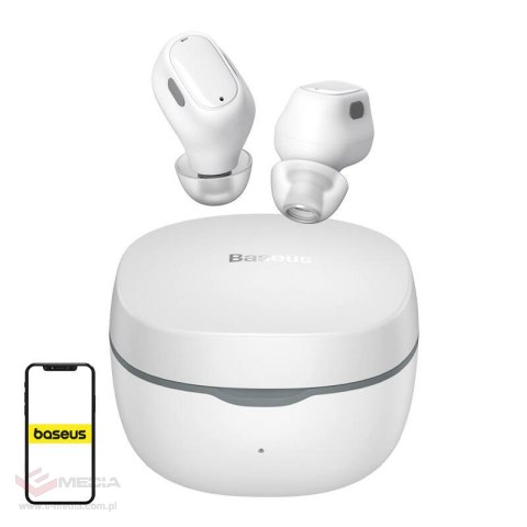 Słuchawki TWS Baseus Bowie WM01 (białe)