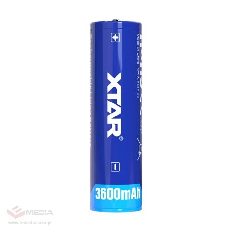 Akumulator XTAR 18650 3,7V Li-ion 3600mAh z zabezpieczeniem