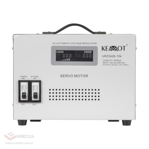 Automatyczny stabilizator napięcia KEMOT MSER-10000 (10000 VA, serwomotor)