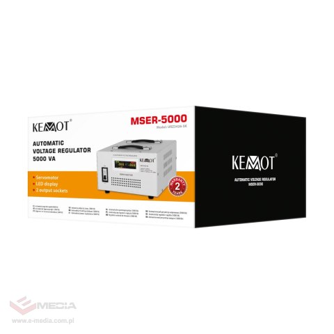 Automatyczny stabilizator napięcia KEMOT MSER-5000 (5000 VA, serwomotor)