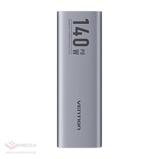 Powerbank Vention wyświetlacz LED 27000mAh 140W FHVH0 (szary)