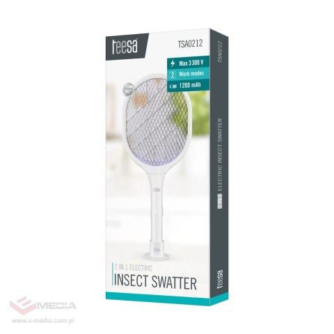 Elektryczna łapka / lampka na owady 2w1 TEESA