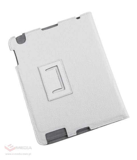 Etui dedykowane do Apple iPad 2 skóra białe naturalna