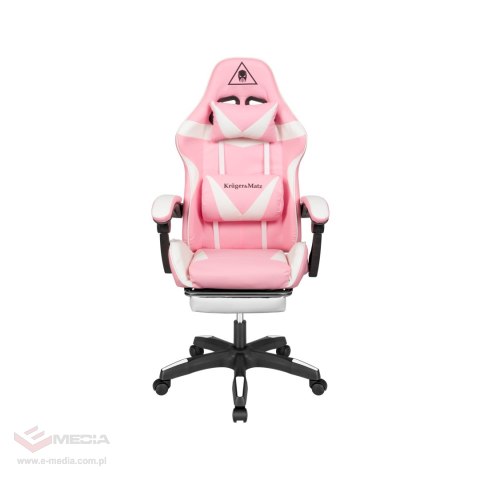 Fotel gamingowy Kruger&Matz GX-150 Biało-różowy