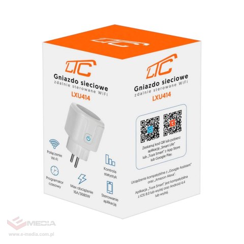 Gniazdo WiFi Tuya LTC GGW LXU414
