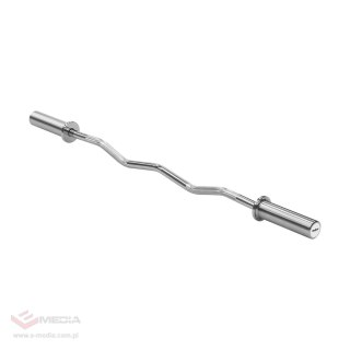 Gryf olimpijski łamany 50 mm, sztanga olimpijska 120cm 6kg REBEL ACTIVE