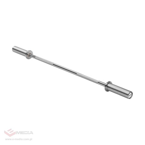 Gryf olimpijski prosty 50 mm z łożyskami, sztanga olimpijska z łożyskami 120cm 9kg REBEL ACTIVE