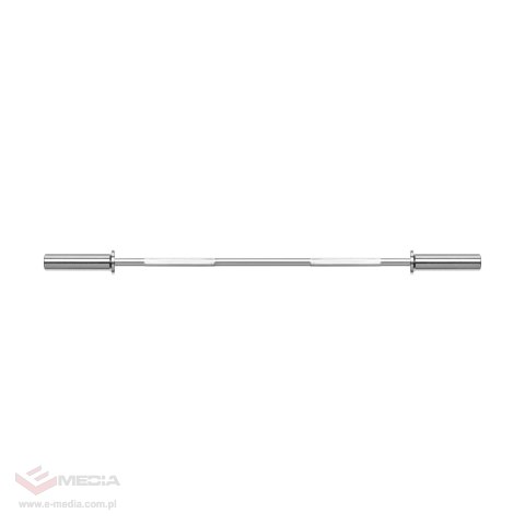 Gryf olimpijski prosty 50 mm z łożyskami, sztanga olimpijska z łożyskami 120cm 9kg REBEL ACTIVE