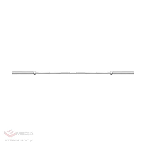 Gryf olimpijski prosty 50 mm z łożyskami, sztanga olimpijska z łożyskami 220cm 20kg REBEL ACTIVE