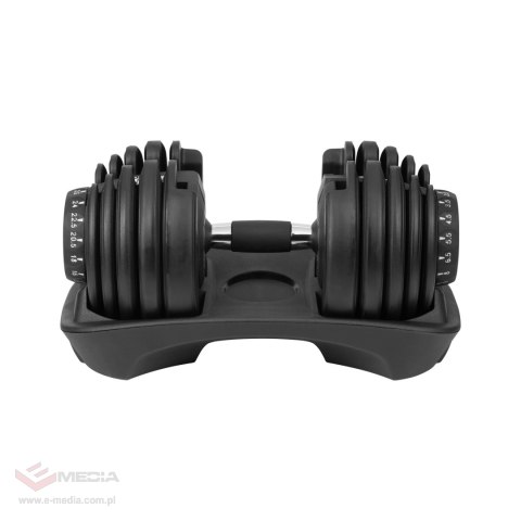 Hantel żeliwny regulowany automat 24 kg REBEL ACTIVE