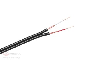 Kabel 2 x RCA-4mm czarny