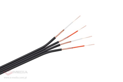 Kabel 4 x RCA CZARNY