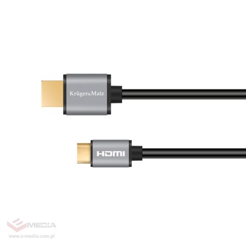 Kabel HDMI - mini HDMI 1.8m Kruger&Matz Basic