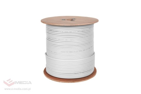 Kabel koncentryczny F690BV A biały szpula 305m