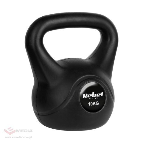 Kettlebell bitumiczny 10 kg REBEL ACTIVE