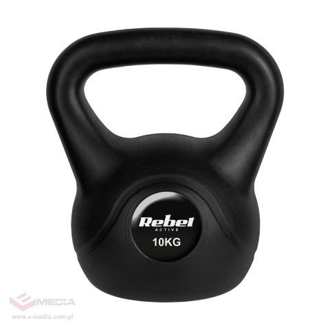 Kettlebell bitumiczny 10 kg REBEL ACTIVE