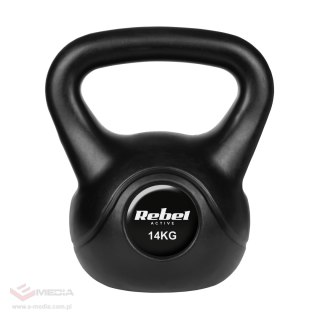 Kettlebell bitumiczny 14 kg REBEL ACTIVE