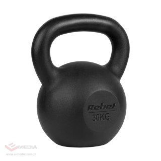 Kettlebell żeliwny 30kg, REBEL ACTIVE