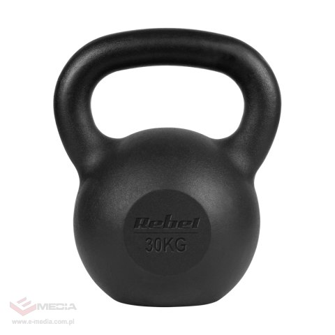 Kettlebell żeliwny 30kg, REBEL ACTIVE