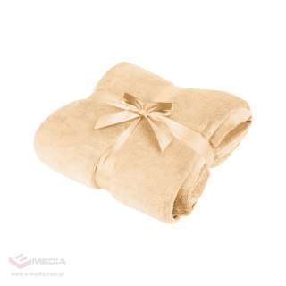 Koc polarowy 200x220 cm TEESA - kremowy