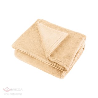 Koc polarowy 200x220 cm TEESA - kremowy