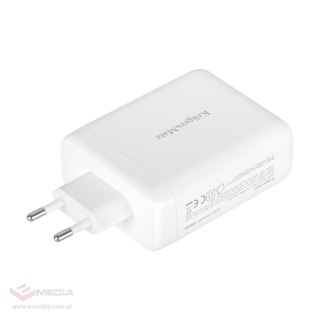 Ładowarka sieciowa Kruger&Matz 140 W GaN z funkcją Quick Charge i Power Delivery