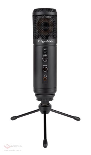 Mikrofon gamingowy / vlogerowy na USB Kruger&Matz Warrior GV-100