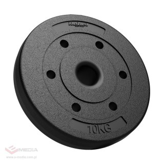 Obciążenie bitumiczne olimpijskie zestaw 2x10kg, otwór 51mm , REBEL ACTIVE