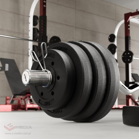 Obciążenie bitumiczne olimpijskie zestaw 2x10kg, otwór 51mm , REBEL ACTIVE