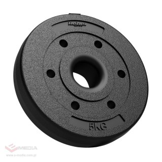 Obciążenie bitumiczne olimpijskie zestaw 4x5kg, otwór 51mm , REBEL ACTIVE