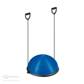 Półpiłka do balansowania, trener równowagi 58cm + pompka, REBEL ACTIVE