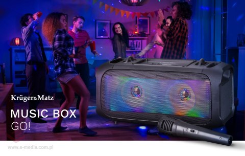 Przenośny głośnik bezprzewodowy Kruger&Matz Music Box GO!