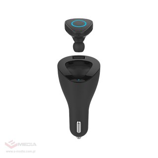Słuchawka Bluetooth z ładowarką samochodową Kruger&Matz Traveler K1