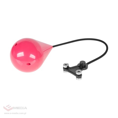 Smart Hula Hop odchudzające koło z wypustkami i obciążeniem 50cm, różowe, REBEL ACTIVE