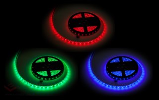 Sznur diodowy 5m Rebel (300x5050 SMD) RGB, wodoodporny , 12V