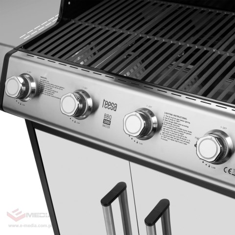 Teesa BBQ 5006 MASTER grill gazowy - 5 palników- miejsce na butlę