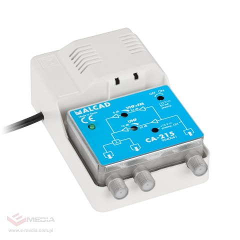 Wzmacniacz antenowy szerokopasmowy 12V CA-215 ALCAD