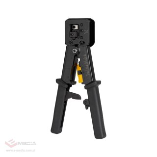 Zaciskarka wtyków przelotowych RJ45, RJ12, RJ11
