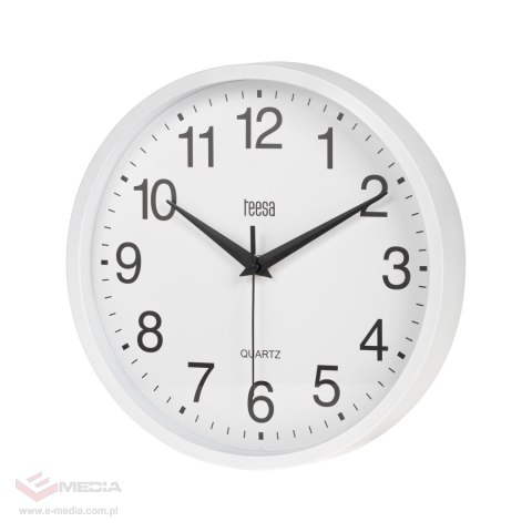 Zegar ścienny 25 cm biały