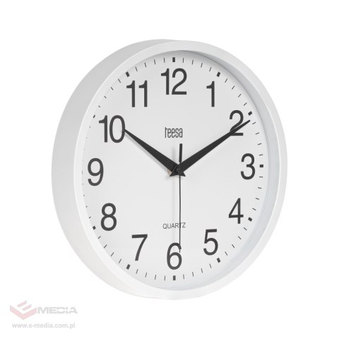 Zegar ścienny 25 cm biały