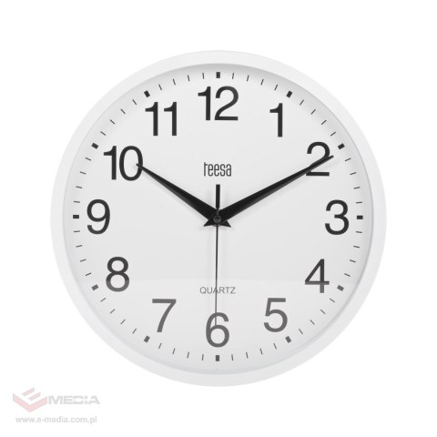 Zegar ścienny 25 cm biały
