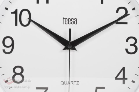Zegar ścienny 25 cm biały