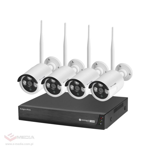 Zestaw do monitoringu WiFi Kruger&Matz Connect C200 Tuya