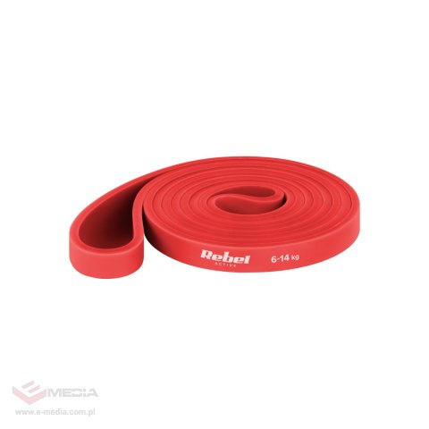 Zestaw gum do ćwiczeń lateksowy - Power Band PLs-1, 4-32 kg, 3 gumy, REBEL ACTIVE
