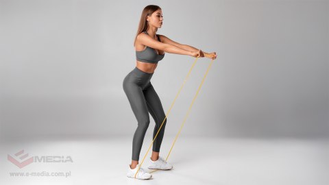 Zestaw gum do ćwiczeń lateksowy - Power Band PLs-1, 4-32 kg, 3 gumy, REBEL ACTIVE