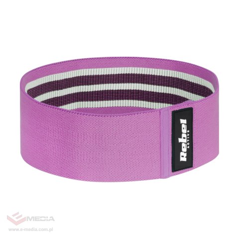 Zestaw gum do ćwiczeń materiałowy - Mini Band M, 27-55 kg, 3 gumy materiałowe, REBEL ACTIVE