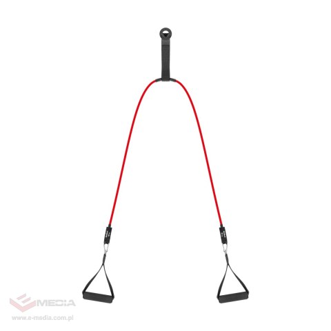 Zestaw gum oporowych do ćwiczeń - Power Tube Set , 5-80 kg, 5 gumy, REBEL ACTIVE